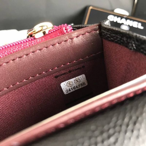 希少限定品 シャネル 二折りカブセ長財布 コピーキャビア 80758 - 画像 (9)
