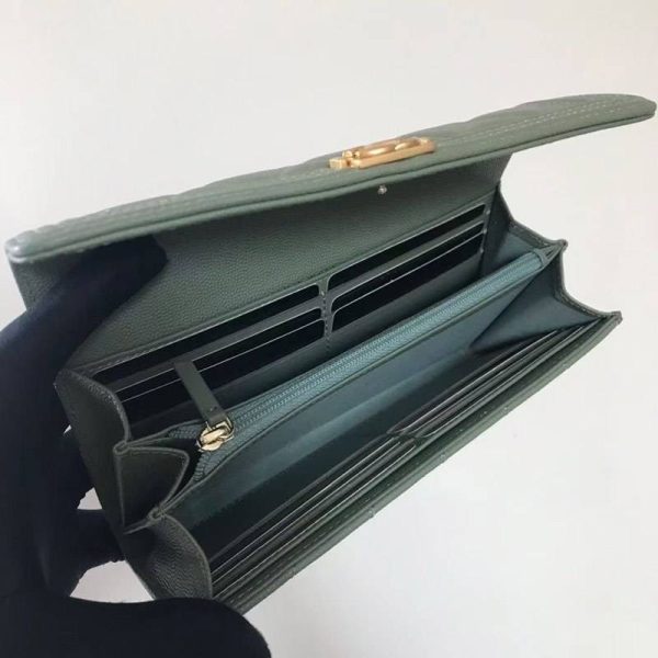 希少 シャネル キャビア 二折りカブセ長財布 コピーボーイ シャネル shc96709 - 画像 (9)