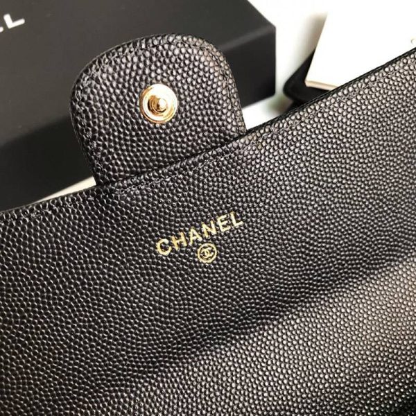 ★日本!!人気！シャネル コピー 二折りカブセ長財布 キャビア shh69188 - 画像 (6)