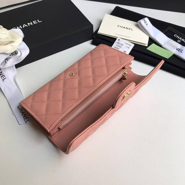 大人気！シャネル 二折りカブセ長財布 コピーN級品 キャビア shb63948 - 画像 (7)