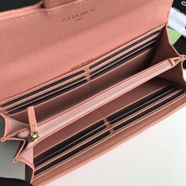 大人気！シャネル 二折りカブセ長財布 コピーN級品 キャビア shb63948 - 画像 (8)