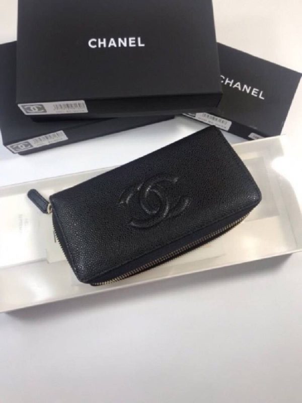 ☆超人気☆シャネル キャビアスキン 長財布 コピーキャメル A50071 - 画像 (5)