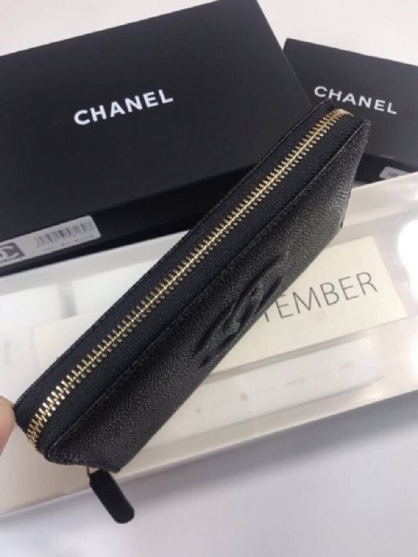 ☆超人気☆シャネル キャビアスキン 長財布 コピーキャメル A50071 - 画像 (6)