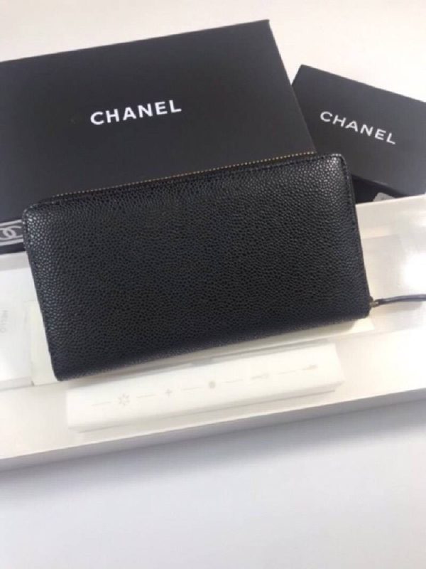 ☆超人気☆シャネル キャビアスキン 長財布 コピーキャメル A50071 - 画像 (7)