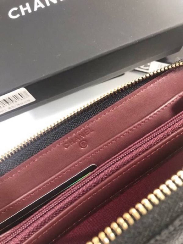 ☆超人気☆シャネル キャビアスキン 長財布 コピーキャメル A50071 - 画像 (9)