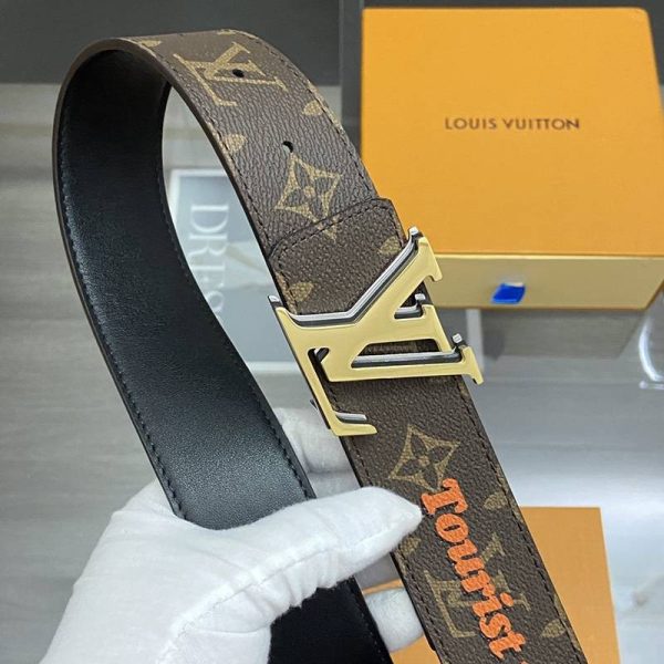 セール新作ルイヴィトン ベルト 偽物 サンチュール・LVピラミッド 40MM リバーシブル vul53869 - 画像 (3)