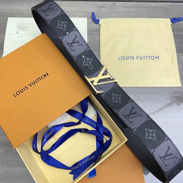 【日本未発売】ルイヴィトン 偽物 サンチュール・LVイニシャル 40MM リバーシブルベルト vue00313 - 画像 (4)