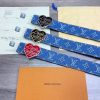 秋冬新作ルイヴィトン サンチュール・LVハート 偽物 40MM リバーシブルベルト vun66022 - 画像 (8)