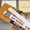 超話題!ルイヴィトン サンチュール・LVタイガー 偽物 40MM リバーシブル 2色 ベルト vug28110 - 画像 (5)