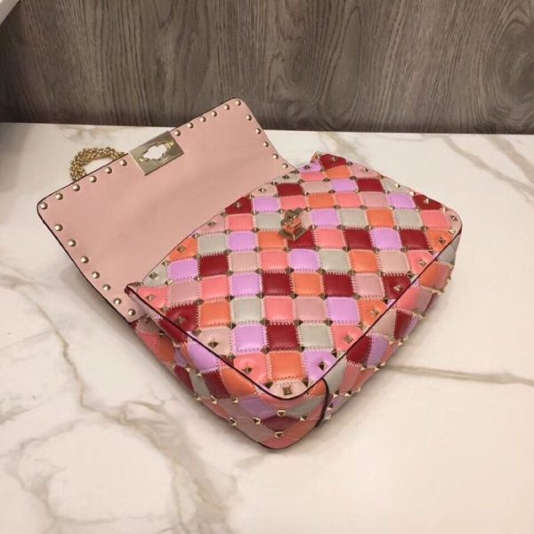稀少【ヴァレンティノ ショルダーバッグ 偽物】人気★ロックスタッズ スパイク スモール バッグ Vuw76251 - 画像 (6)