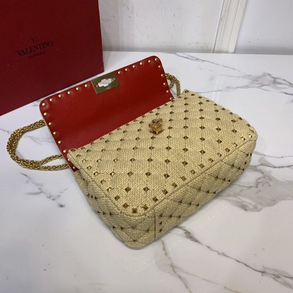 秋冬新作ヴァレンティノ ショルダーバッグ スーパーコピー ロックスタッズ スパイク スモール バッグ Vuo42343 - 画像 (5)