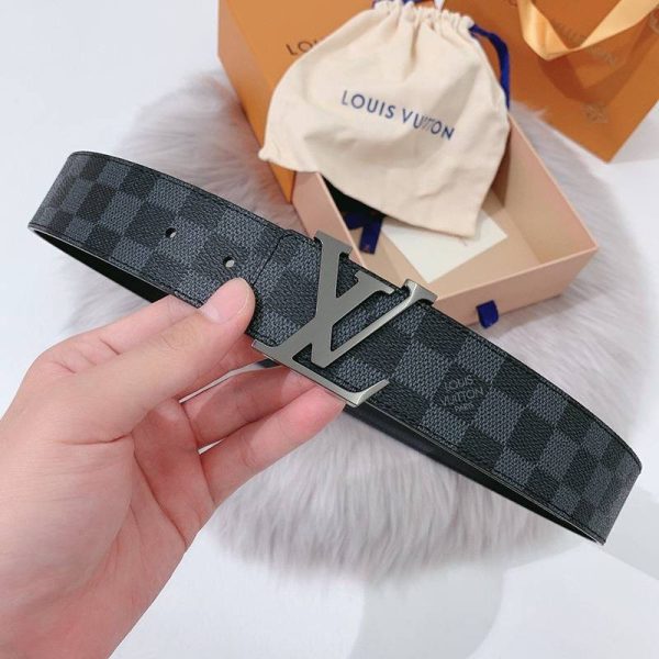 春もの新作ルイヴィトン サンチュール・ダミエ プリント コピー 40MM リバーシブルベルト vun80032 - 画像 (3)