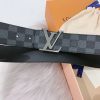 春もの新作ルイヴィトン サンチュール・ダミエ プリント コピー 40MM リバーシブルベルト vun80032 - 画像 (4)