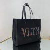 超希少！ヴァレンティノ トートバッグ コピー ショッピングバッグ NEON VLTN キャンバス ミディアム XY2B0A35DJKN78 - 画像 (3)