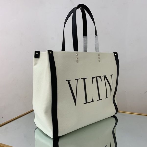 ★日本!!人気！ヴァレンティノ トートバッグ コピー ショッピングバッグ NEON VLTN キャンバス ミディアム Vua11801 - 画像 (3)