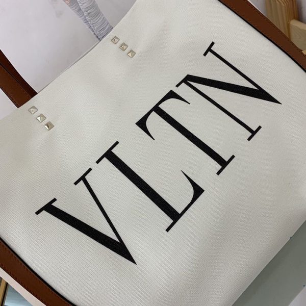 入手困難ヴァレンティノ トートバッグ 偽物 ショッピングバッグ NEON VLTN キャンバス ミディアム Vui76345 - 画像 (5)