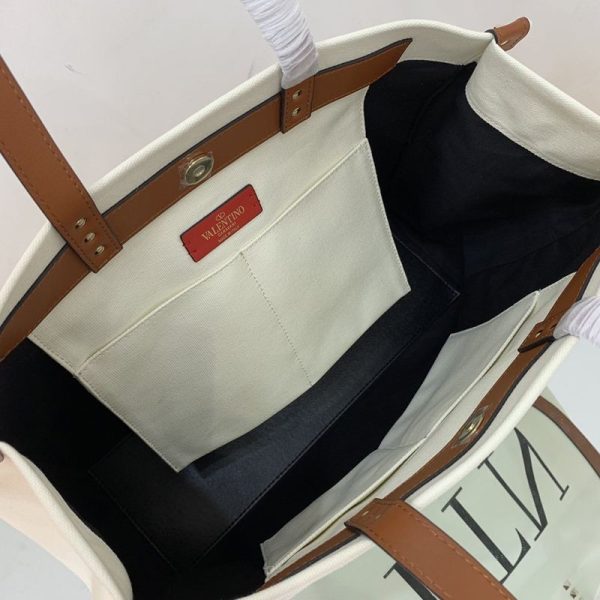 入手困難ヴァレンティノ トートバッグ 偽物 ショッピングバッグ NEON VLTN キャンバス ミディアム Vui76345 - 画像 (6)