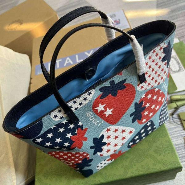 大人気！グッチ ストロベリー 偽物 スター トートバッグ gux14154 - 画像 (7)