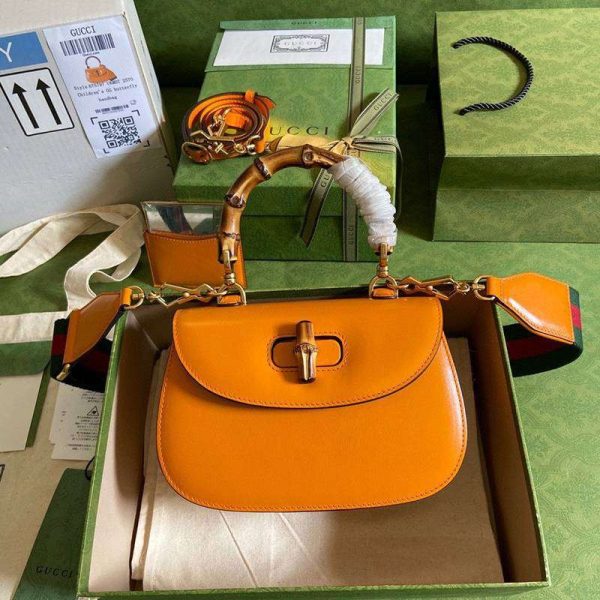 大人気！グッチ 偽物 バンブー スモール トップハンドルバッグ 2サイズ guz46362 - 画像 (2)
