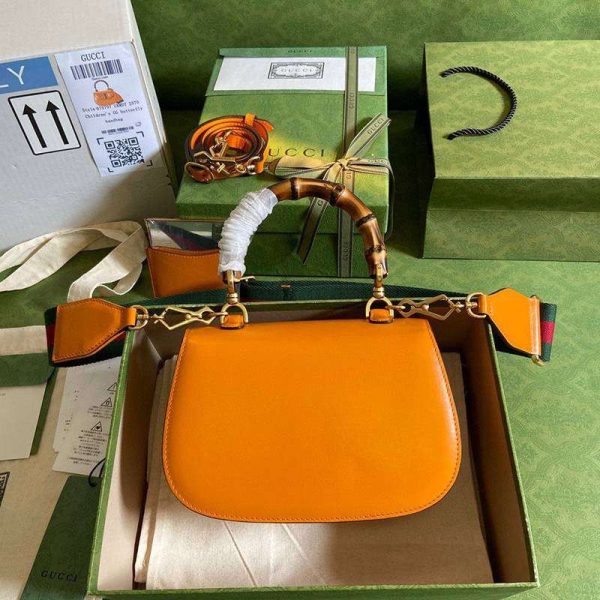大人気！グッチ 偽物 バンブー スモール トップハンドルバッグ 2サイズ guz46362 - 画像 (3)