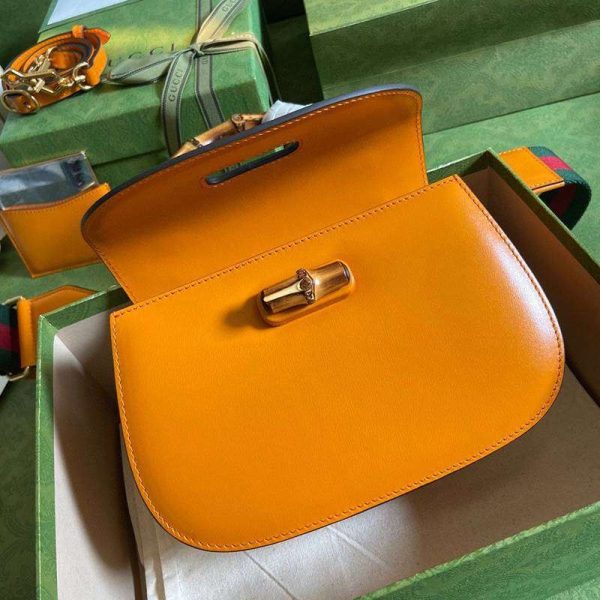 大人気！グッチ 偽物 バンブー スモール トップハンドルバッグ 2サイズ guz46362 - 画像 (7)