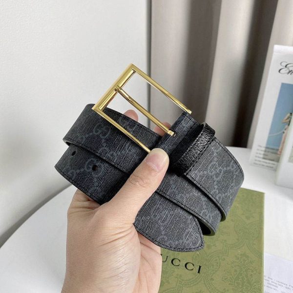 《大人気》グッチ リバーシブル ベルト コピー スクエア バックル 40mm gux35043 - 画像 (2)