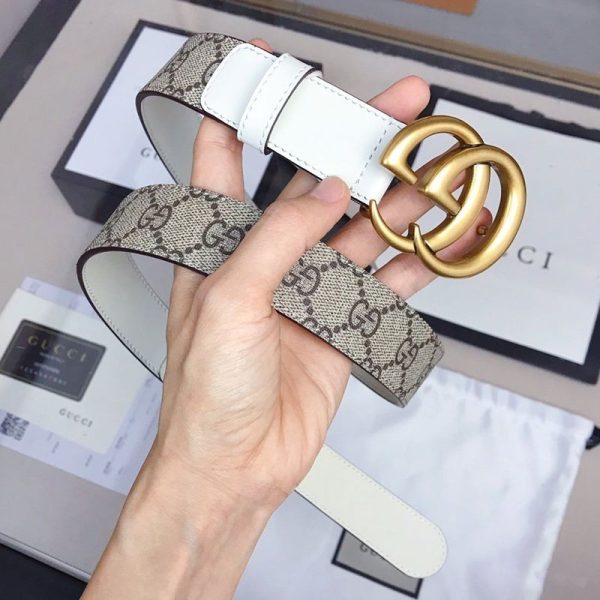 稀少【グッチ ベルト コピー】 リバーシブル GGスプリーム キャンバス 30mm gub24063 - 画像 (2)