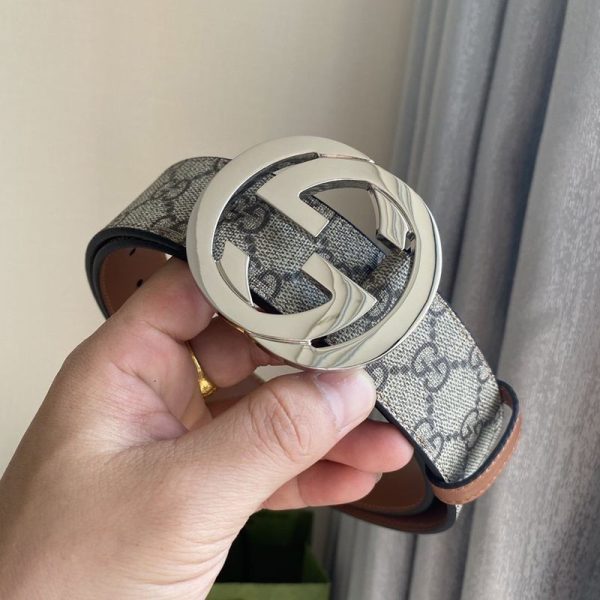 累積売上総額第１位！グッチ ベルト 偽物 リバーシブル GGスプリーム キャンバス 38mm guj37999 - 画像 (7)
