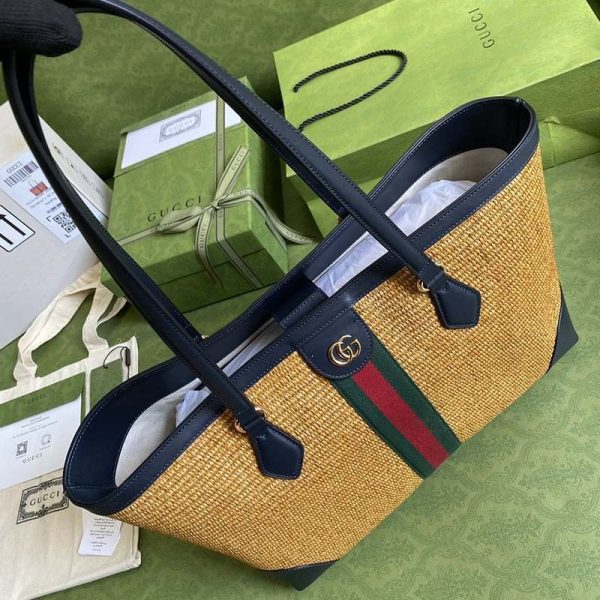 最安値挑戦グッチ オフィディア 偽物 トートバッグ GGマーモント シェリーライン ウェブ gub00357 - 画像 (5)