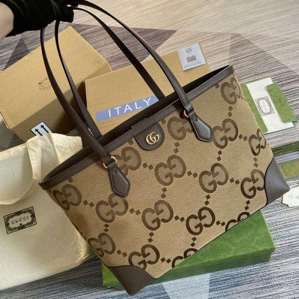 日本未入荷グッチ〔オフィディア 偽物〕GG ミディアム トートバッグ guq65611 - 画像 (4)