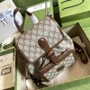 ★日本!!人気！グッチ インターロッキングG付き 偽物 バックパック gum14771 - 画像 (5)