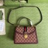 人気No1グッチ〔オフィディア 偽物〕ウェブ付き スモールトップハンドルバッグ guk21393 - 画像 (9)