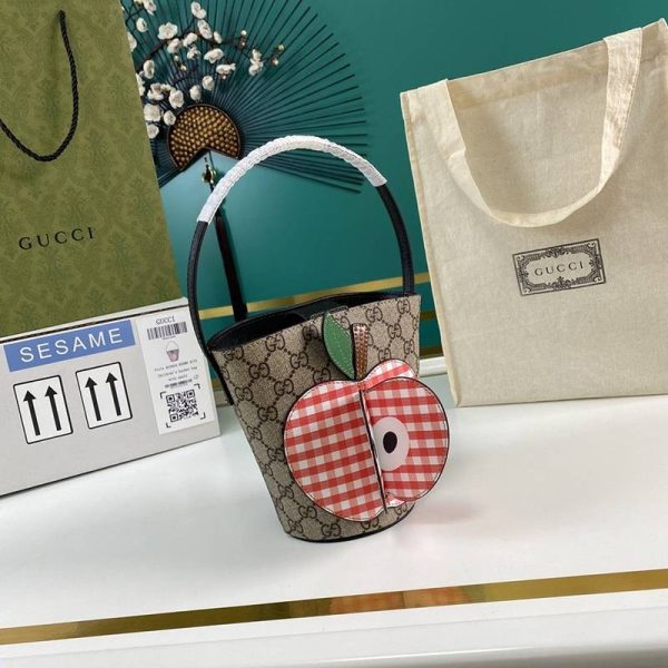 一目惚れ♪グッチ バケットバッグ 偽物 チルドレン アップル 大人もOK guk22291 - 画像 (2)