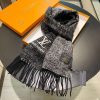ギフトに最適♪ルイヴィトン カシミヤ タッセル マフラ vug63600 - 画像 (6)