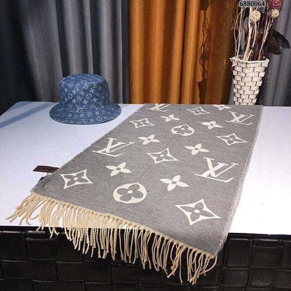 超話題!ルイヴィトン カシミヤ タッセル マフラ コピーN級品 vuv26317 - 画像 (2)