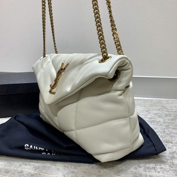 【日本未発売】サンローラン ショルダーバッグ コピー ルル パファー トイ バッグ キルティング レザー Sav71519 - 画像 (4)
