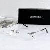 【人気商品】クロムハーツメガネ 偽物【BONE PRONE】メタルフレーム眼鏡 Kut36839 - 画像 (2)