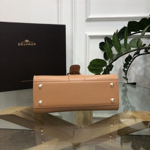 完売必至 デルボー カーフスキン ブリヨン ショルダー ハンドバッグ 偽物 Deb07570 - 画像 (4)