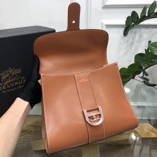 完売必至 デルボー カーフスキン ブリヨン MM 偽物 ショルダー ハンドバッグ AA0405AAM024 - 画像 (6)