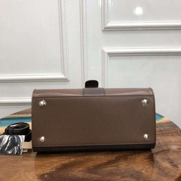 春もの新作デルボー 偽物 カーフスキン ブリヨン MM ショルダー ハンドバッグ AA0405AAM024F - 画像 (4)