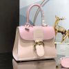 可愛い デルボー コピー カーフスキン ブリヨン ショルダー ハンドバッグ Dew42687 - 画像 (2)