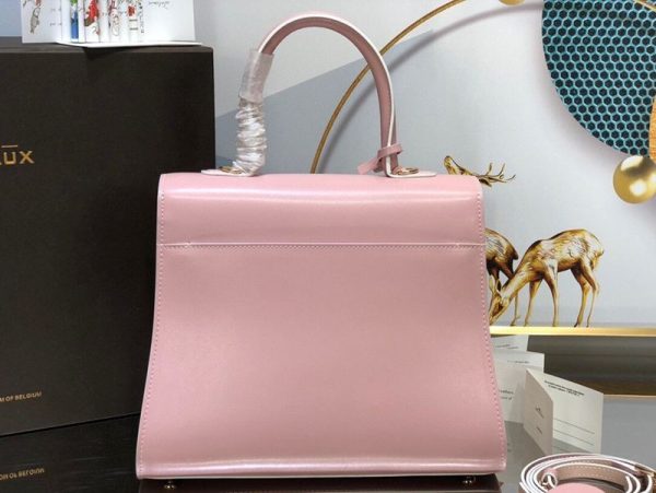 累積売上総額第１位！デルボー スーパーコピー カーフスキン ブリヨン MM ショルダー ハンドバッグ Dee24867 - 画像 (3)