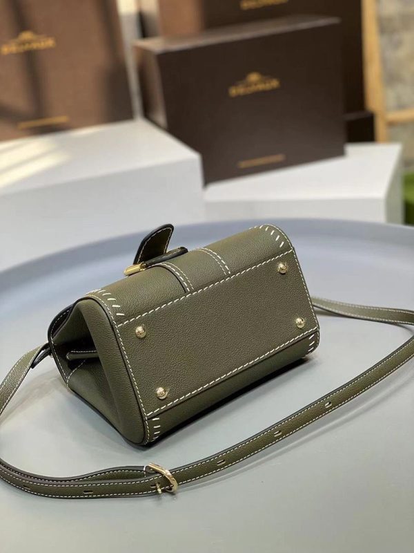 21-22AW デルボー カーフスキン ブリヨン ショルダー ハンドバッグ 偽物 2サイズ☆送料込 AA0406ADW0AKSP - 画像 (5)