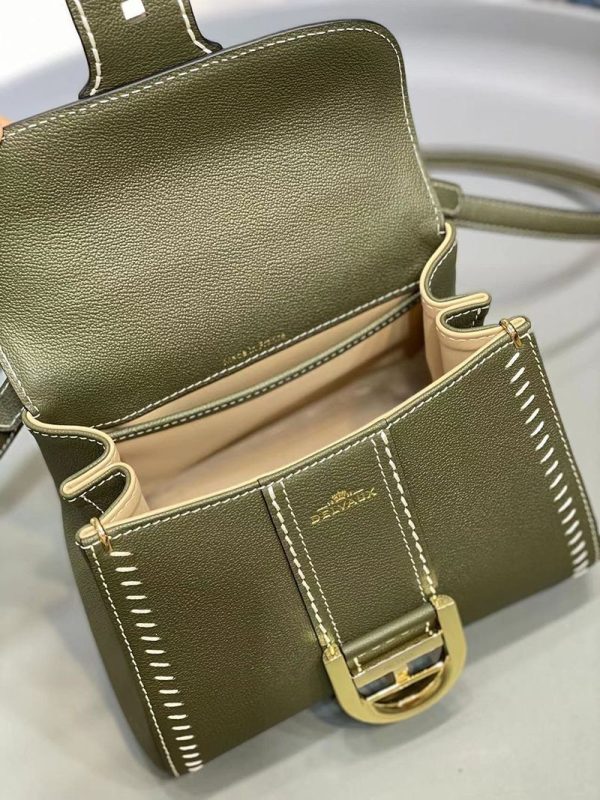21-22AW デルボー カーフスキン ブリヨン ショルダー ハンドバッグ 偽物 2サイズ☆送料込 AA0406ADW0AKSP - 画像 (7)