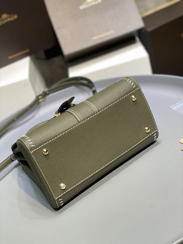 21-22AW デルボー カーフスキン ブリヨン ショルダー ハンドバッグ 偽物 2サイズ☆送料込 AA0406ADW0AKSP - 画像 (11)