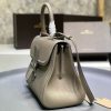 希少色デルボー カーフスキン ブリヨン ショルダー ハンドバッグ 偽物 2サイズ☆送料込 Def25681 - 画像 (8)