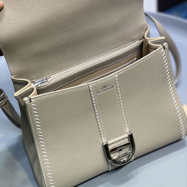希少色デルボー カーフスキン ブリヨン ショルダー ハンドバッグ 偽物 2サイズ☆送料込 Def25681 - 画像 (11)