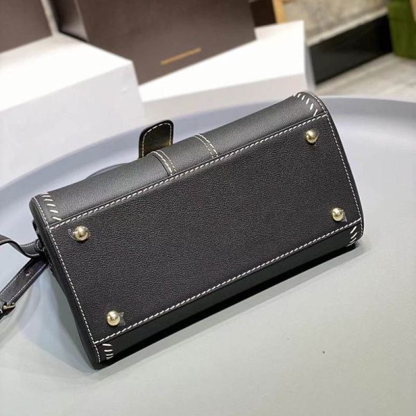 最安値挑戦デルボー スーパーコピー カーフスキン ブリヨン MM ショルダー ハンドバッグ Deo91358 - 画像 (5)