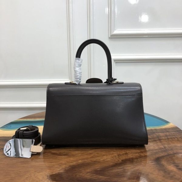 定番【DELVAUX 偽物】カーフスキン ブリヨン MM ショルダー ハンドバッグ 3サイズ Des63290 - 画像 (4)