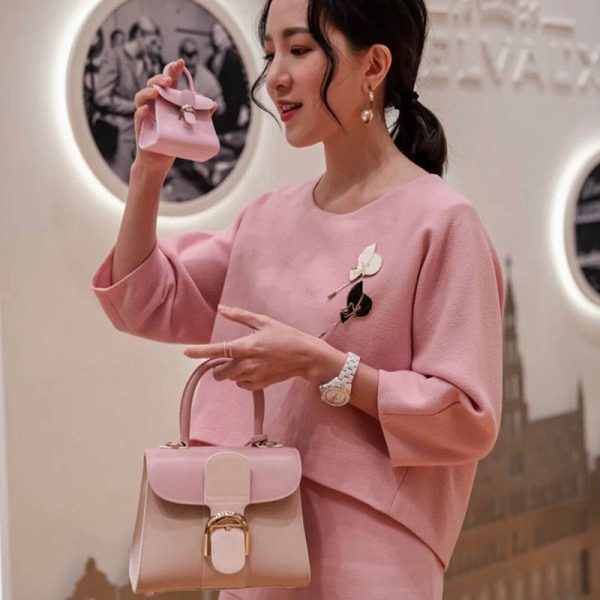 21-22AW【DELVAUX コピー】カーフスキン ブリヨン ショルダー ハンドバッグ Dec86191 - 画像 (4)